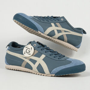 Sepatu Onitsuka Tiger Mexico 66 Suede Blue White Unisex Sneakers Casual Authentic