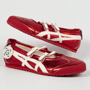 Sepatu Onitsuka Tiger Mexico TGRS TIGRESS Classic Red Cream Unisex Sneakers Casual Authentic