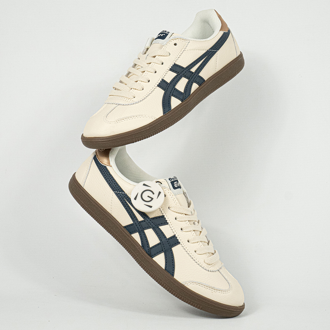 Sepatu Onitsuka Tiger Mexico Tokuten Birch Iron Navy Unisex Sneakers Casual Authentic - Image 5