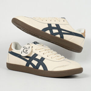 Sepatu Onitsuka Tiger Mexico Tokuten Birch Iron Navy Unisex Sneakers Casual Authentic