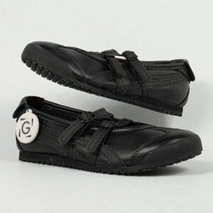 Sepatu Onitsuka Tiger Mexico TGRS TIGRESS Black Allblack Unisex Sneakers Casual Authentic