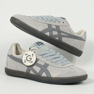 Sepatu Onitsuka Tiger Tokuten Grey Black Unisex Sneakers Casual Authentic