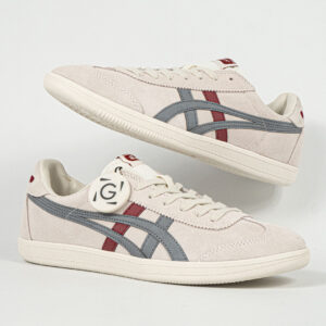 Sepatu Onitsuka Tiger Tokuten Red Grey Unisex Sneakers Casual Authentic