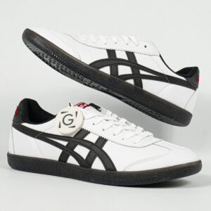 Sepatu Onitsuka Tiger Tokuten White Black Red Unisex Sneakers Casual Authentic