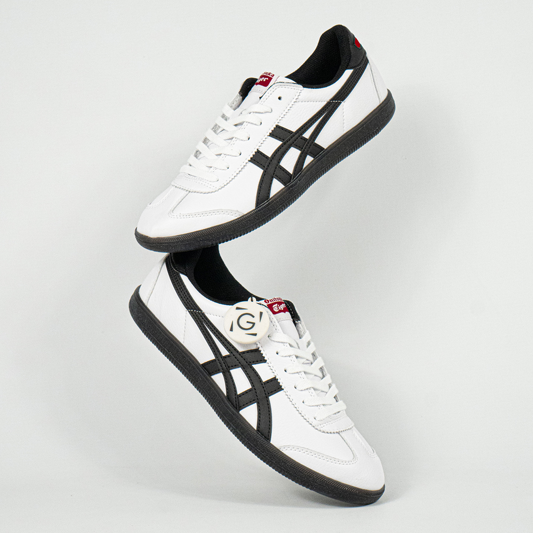 Sepatu Onitsuka Tiger Tokuten White Black Red Unisex Sneakers Casual Authentic - Image 5