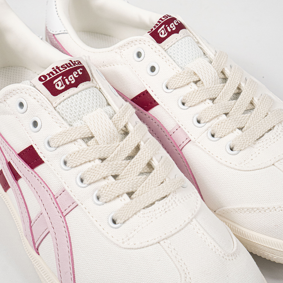 Sepatu Onitsuka Tiger Mexico Tokuten White Pink Rose Red Unisex Sneakers Casual Authentic - Image 2