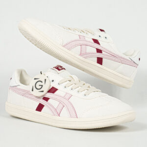 Sepatu Onitsuka Tiger Mexico Tokuten White Pink Rose Red Unisex Sneakers Casual Authentic