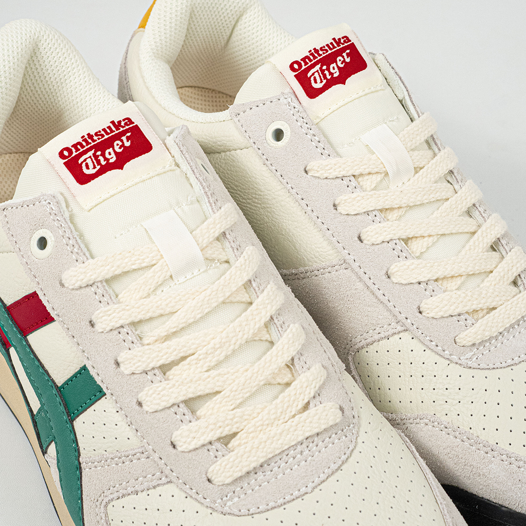 Sepatu Onitsuka Tiger Ultimate 81 EX Birch Green Red Yellow Unisex Sneakers Casual Authentic - Image 2