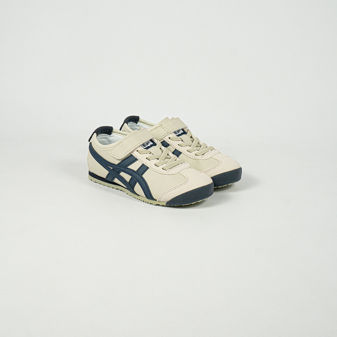Sepatu Onitsuka Tiger Mexico 66 Deluxe Birch Peacoat Navy Sneakers Casual Authentic - Image 5