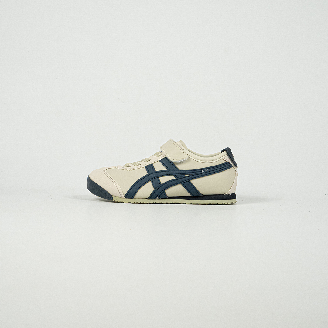 Sepatu Onitsuka Tiger Mexico 66 Deluxe Birch Peacoat Navy Sneakers Casual Authentic - Image 2