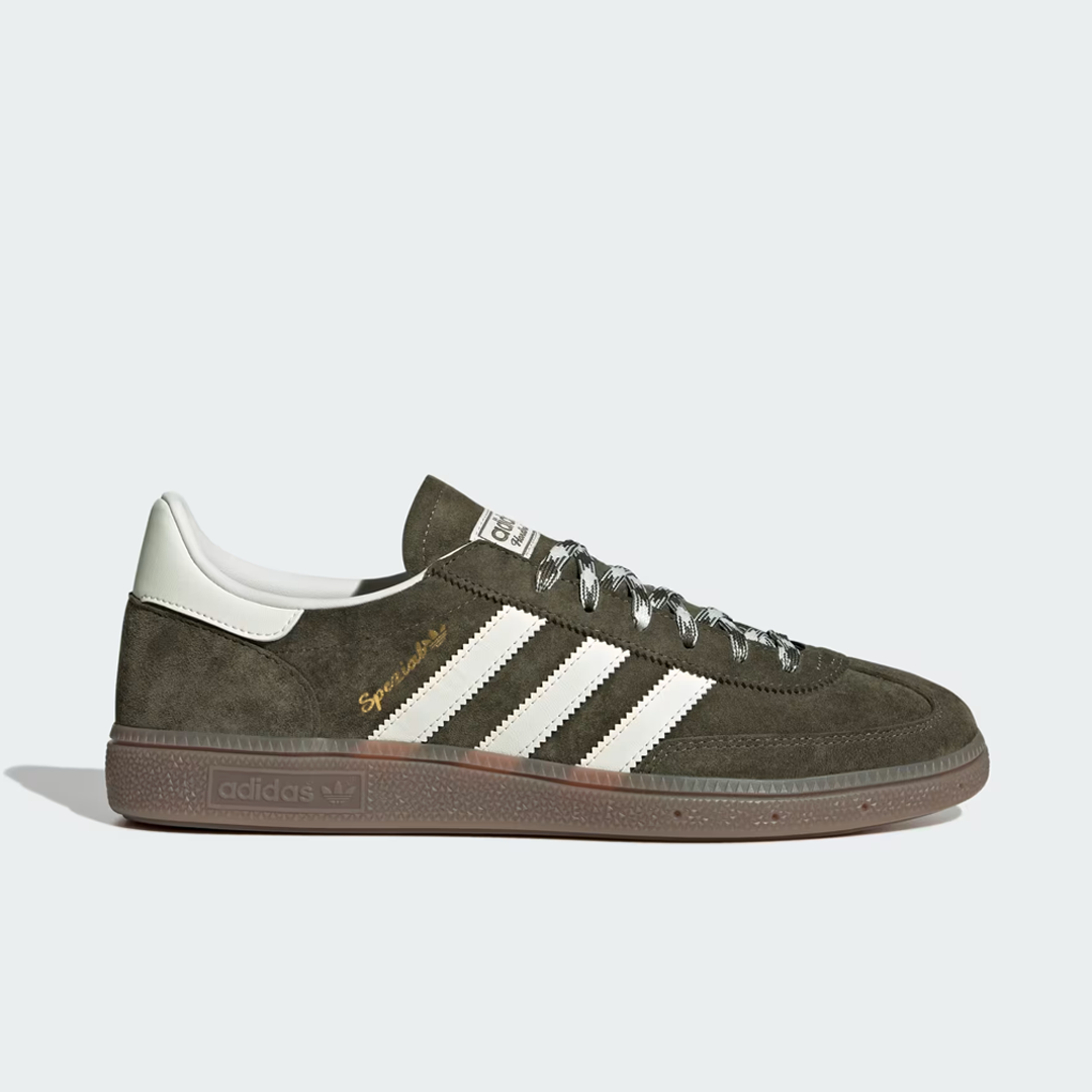 Sepatu Adidas Handball Spezial Olive Strata Off White Gum Casual Shoes Authentic