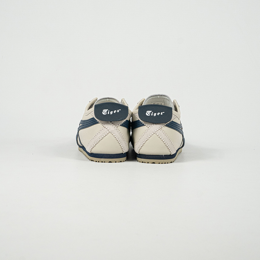 Sepatu Onitsuka Tiger Mexico 66 Kids Birch Peacoat Navy Sneakers Casual Authentic - Image 4