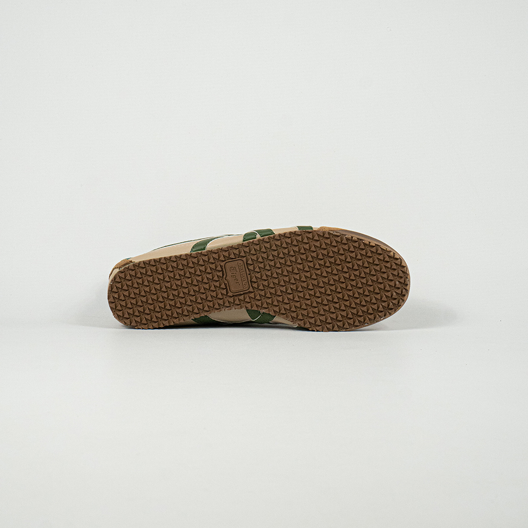 Sepatu Onitsuka Tiger Mexico 66 Laces Beige Grass Green Brown Unisex Sneakers Casual Authentic - Image 3