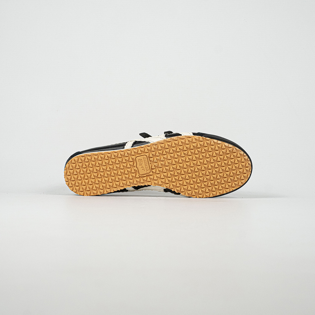 Sepatu Onitsuka Tiger Mexico TGRS TIGRESS Black White Cream Yellow Unisex Sneakers Casual Authentic - Image 3