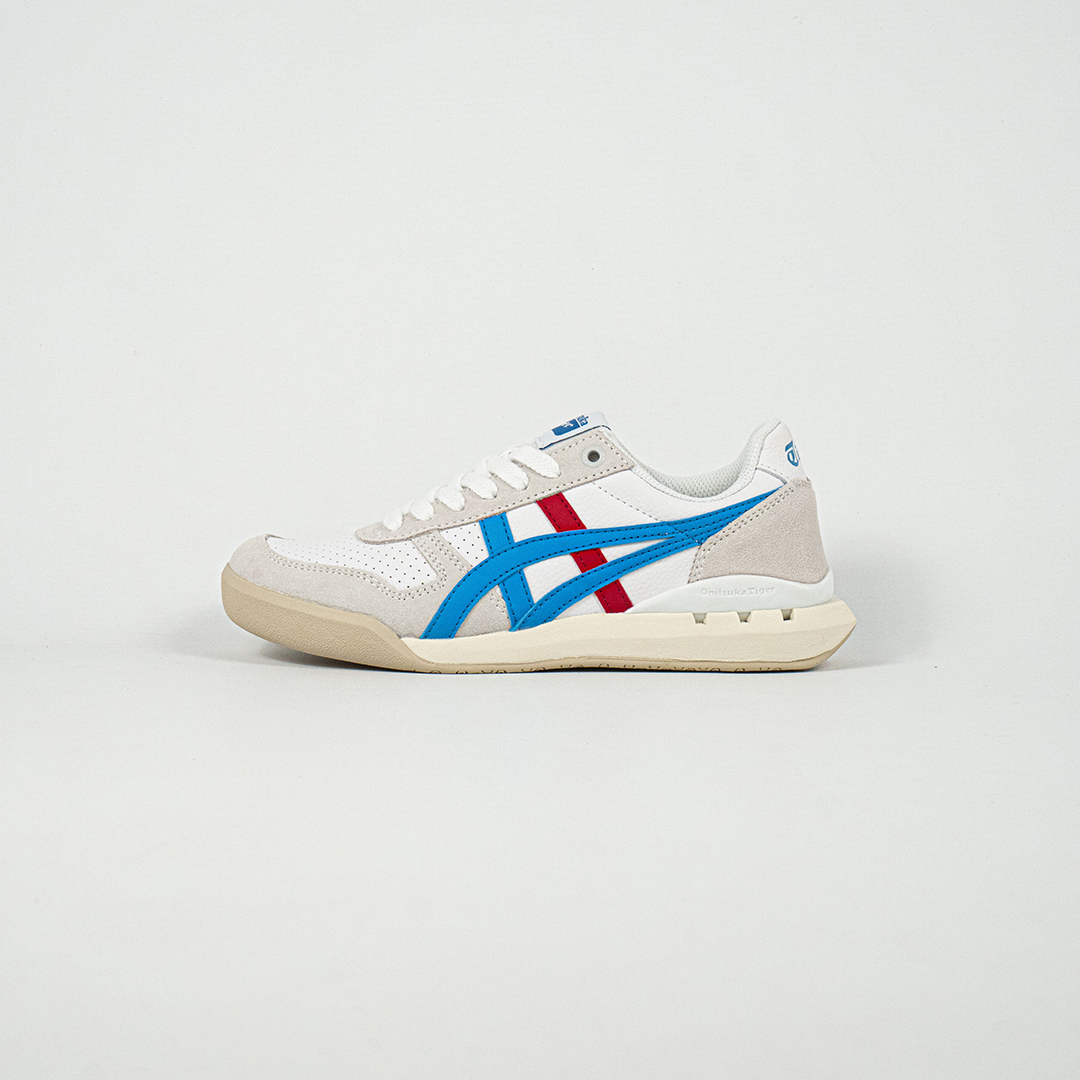 Sepatu Onitsuka Tiger Ultimate 81 EX White Directoire Blue Red Sneakers Casual Authentic - Image 2