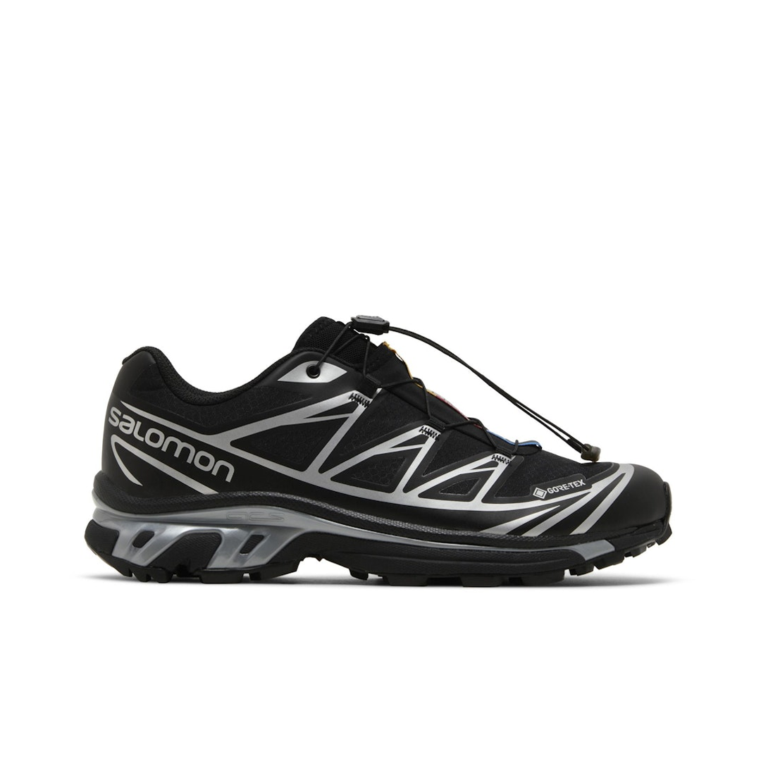 Sepatu Salomon XT-6 GORE-TEX Black Silver Shoes Authentic