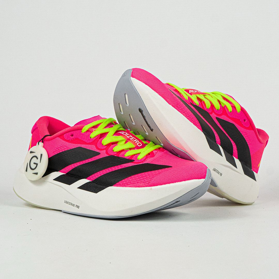 Sepatu Adidas Adizero EVO SL Lucid Pink Black Sneakers Casual Gym Outdoor Indoor Running Olahraga Authentic - Image 3