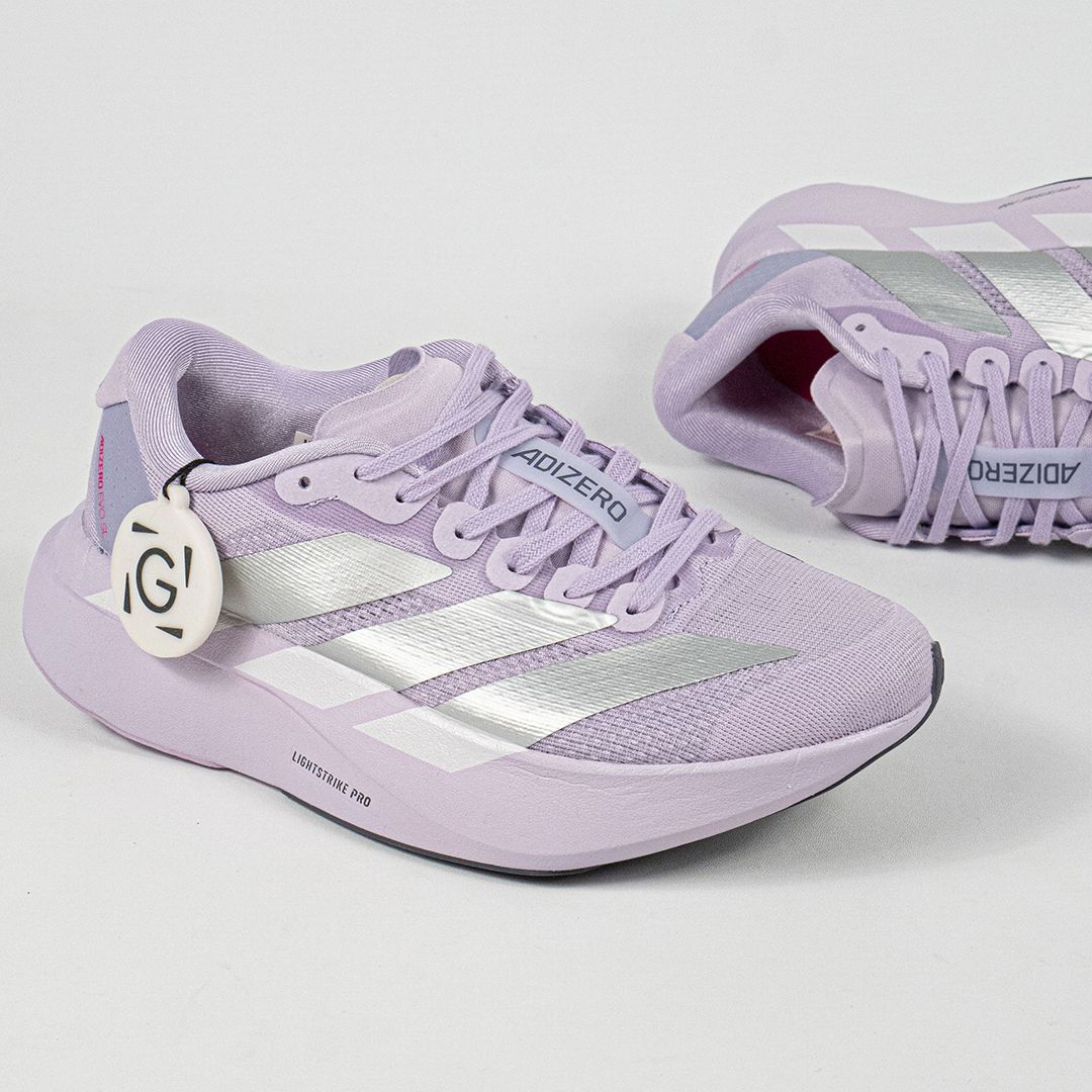 Sepatu Adidas Adizero EVO SL Purple Lilac Sneakers Casual Gym Outdoor Indoor Running Olahraga Authentic - Image 3
