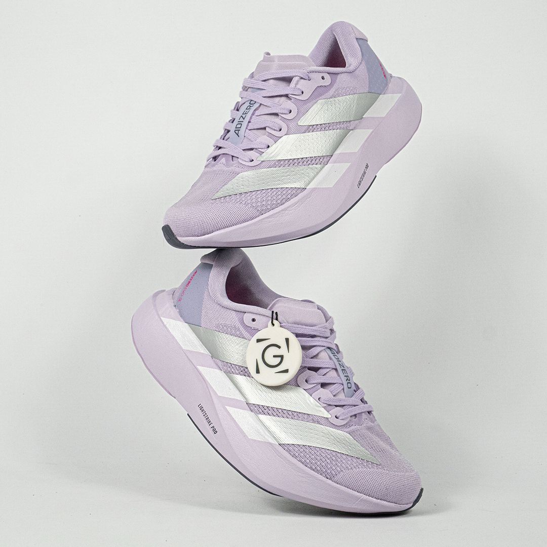 Sepatu Adidas Adizero EVO SL Purple Lilac Sneakers Casual Gym Outdoor Indoor Running Olahraga Authentic - Image 4