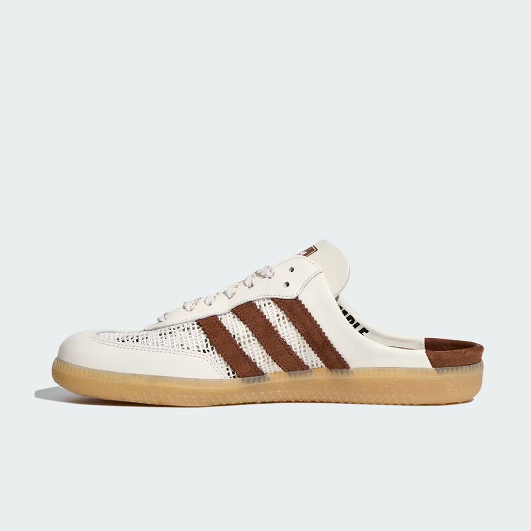 Sepatu Adidas Samba OG Mule Beige Brown Casual Wanita Pria Indoor Outdoor Sneakers Authentic - Image 2