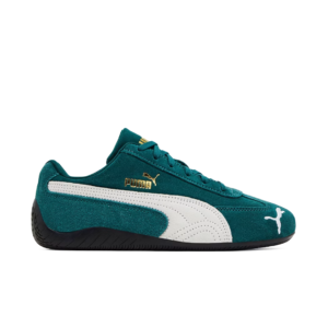Sepatu Puma Speedcat OG Dark Myrtle Green White Sneakers Unisex Casual Gym Outdoor Indoor Olahraga Pria Wanita Authentic