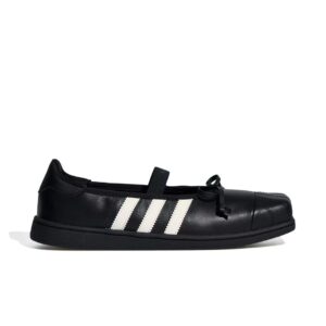 Sepatu Superstar Square Toe Ballet JENNIE Black White Core Black Casual Outdoor Indoor Wanita Sneakers Authentic