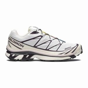 Sepatu Salomon XT6 XT-6 White Vanilla Ice Plum Black Casual Olahraga Outdoor Indoor Running Hiking Sneakers Authentic